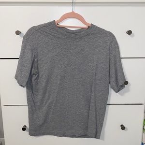H&M short sleeved grey t-shirt, size XS (fits larger)
